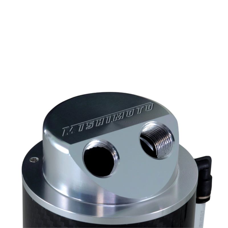 Mishimoto MMOCC-CF - MISMMOCC-CF - Mishimoto Carbon Fiber Oil Catch Can 10mm Fittings - Shipped in Europe - Tuningsupply.com