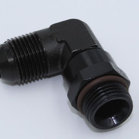 Fragola 499206-BL - FRA499206-BL - Fragola -6AN x 9/16 - 18 (6) 90 Degree Swivel - Black - Shipped in Europe - Tuningsupply.com