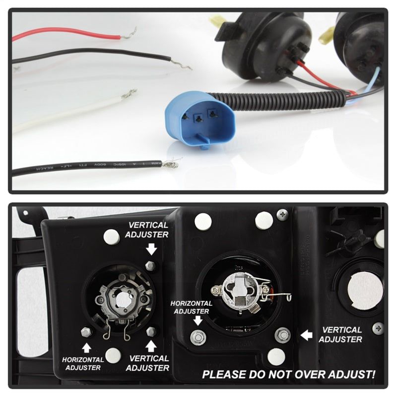 SPYDER 5009975 - SPY5009975 - Spyder Dodge Ram 1500 02-05/Ram 2500 03-05 Projector Headlights LED Halo LED Blk PRO-YD-DR02-HL-BK - Shipped in Europe - Tuningsupply.com