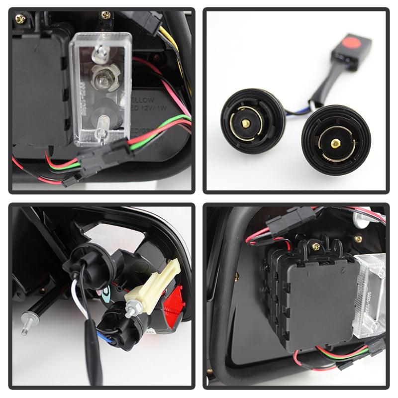 SPYDER 5076564 - SPY5076564 - Spyder 04-06 BMW E46 2Dr (Coupe ONLY No Conv.) Lgtbar Styl LED Tail Lghts Blk ALT-YD-BE4604-LBLED-BK - Shipped in Europe - Tuningsupply.com