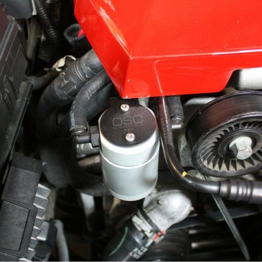 J&L 3080P-C - JLT3080P-C - J&L 10-15 Chevrolet Camaro LS3 6.2L Passenger Side Oil Separator 3.0 - Clear Anodized - Shipped in Europe - Tuningsupply.com