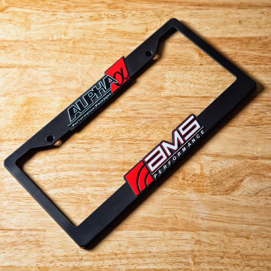 AMS AMS.00.16.0003-1 - AMSAMS.00.16.0003-1 - AMS Performance AMS / Alpha License Plate Frame - Shipped in Europe - Tuningsupply.com