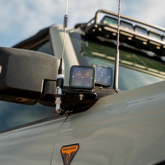 DV8 Offroad LBBR-08 - DVELBBR-08 - DV8 Offroad 2021 Ford Bronco A Pillar Dual Light Pod Drop Mounts - Shipped in Europe - Tuningsupply.com