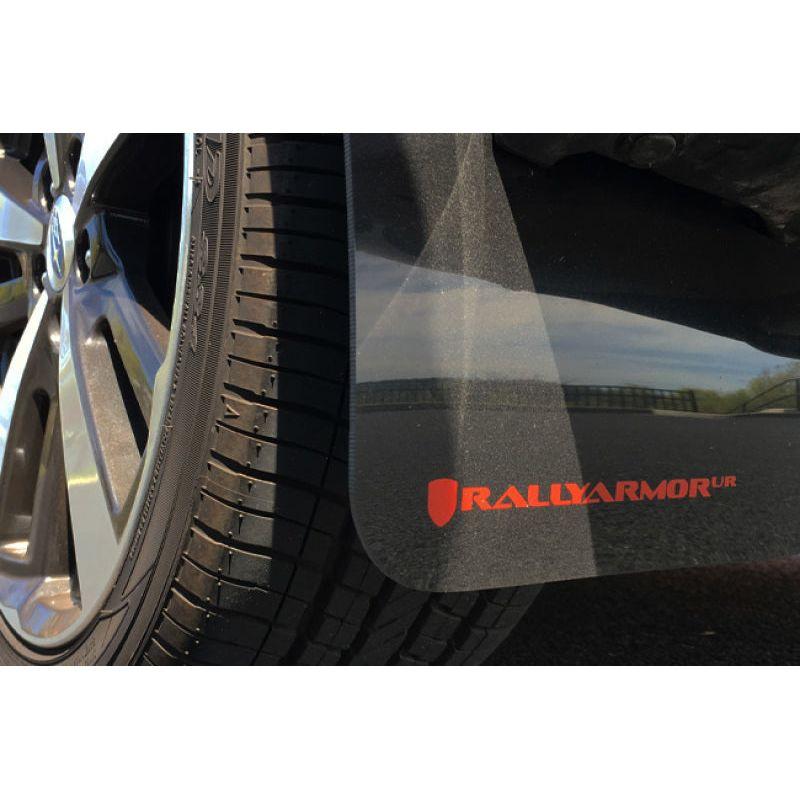 Rally Armor MF45-UR-BLK/GRY - RALMF45-UR-BLK/GRY - Rally Armor 17-23 Subaru Impreza 4D/5D Black UR Mud Flap w/Grey Logo - Shipped in Europe - Tuningsupply.com