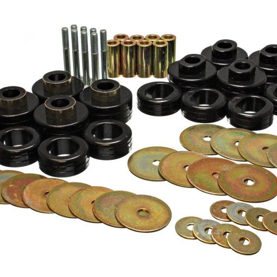 Energy Suspension Cab Mount Set - Club Cab - Black-tuningsupply.com