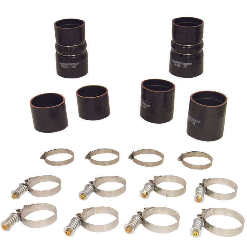 BD Diesel 1047030 - BDD1047030 - BD Diesel Intercooler Hose & Clamp Kit - 1999-2003 Ford 7.3L PowerStroke - Shipped in Europe - Tuningsupply.com