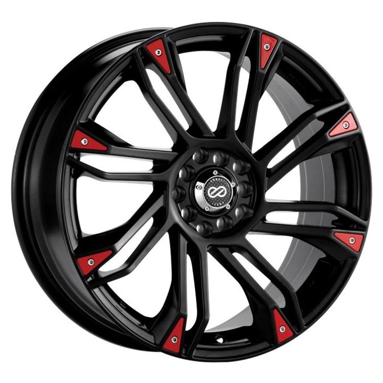 Enkei 448-875-0242BK - ENK448-875-0242BK - Enkei GW8 18x7.5 5x100/114.3 42mm Offset 72.6 Bore Matte Black Wheel - Shipped in Europe - Tuningsupply.com