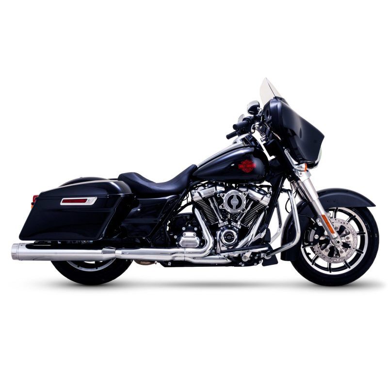 Vance and Hines 16673 - VAH16673 - Vance & Hines HD Touring 95-16 Torquer 450 Chrome Slip-On Exhaust - Shipped in Europe - Tuningsupply.com