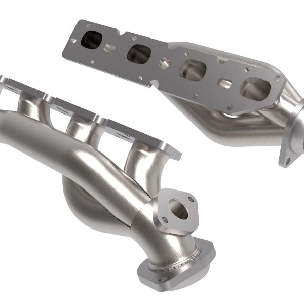 aFe 48-32029 - AFE48-32029 - aFe Power Twisted Steel 304SS Shorty Header 19-21 Ram 2500/3500 V8-6.4L - Shipped in Europe - Tuningsupply.com