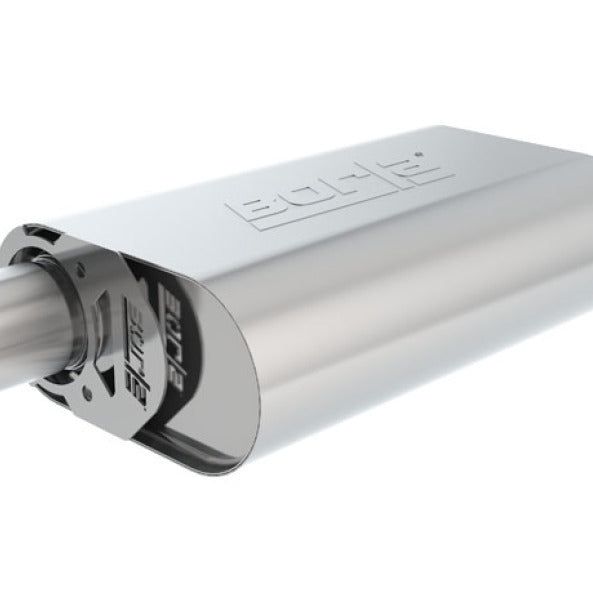 Borla 400841 - BOR400841 - Borla CrateMuffler SBC Hot 350/383 3inch Offset/Offset 14in x 4.35in x 9in Oval Muffler - Shipped in Europe - Tuningsupply.com