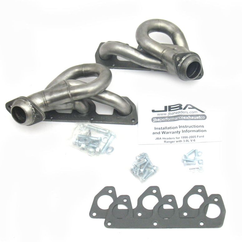JBA 1647S-1 - JBA1647S-1 - JBA 02-08 Ford Ranger 3.0L V6 w/o EGR 1-1/2in Primary Raw 409SS Cat4Ward Header - Shipped in Europe - Tuningsupply.com