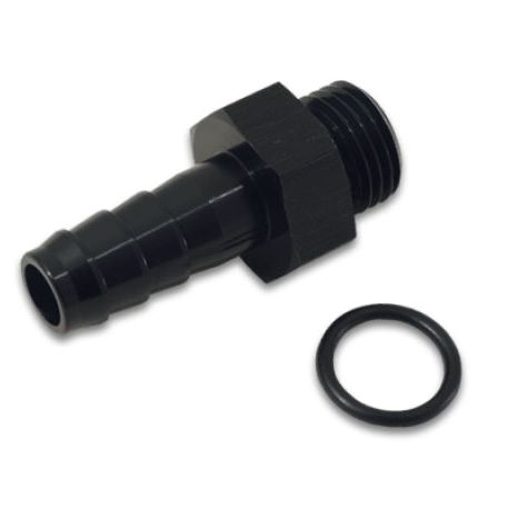 Vibrant 11316 - VIB11316 - Vibrant Aluminum Male -6AN ORB to 5/16in Barb w/O-Ring - Anodized Black - Shipped in Europe - Tuningsupply.com