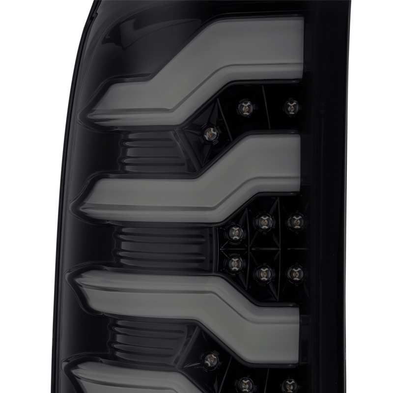 AlphaRex 630010 - ARX630010 - AlphaRex 14-18 GMC Sierra 1500 PRO-Series LED Tail Lights Jet Black - Shipped in Europe - Tuningsupply.com