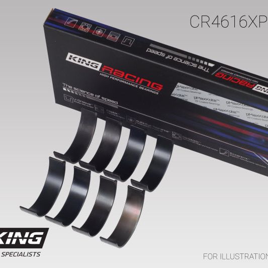 King Engine Bearings GCR4616XPGC0.5 - KINGCR4616XPGC0.5 - King Engine Bearings Subaru Fa20/ Toyota 4U-GSE Connecting Rod Bearing Set - Size +0.05mm - Shipped in Europe - Tuningsupply.com