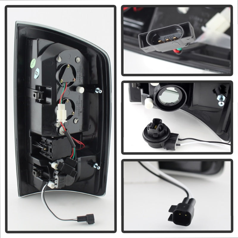 SPYDER 5078117 - SPY5078117 - Spyder Dodge Ram 07-08 1500/Ram 07-09 2500/3500 LED Tail Lights Black Smoke ALT-YD-DRAM06-LED-BSM - Shipped in Europe - Tuningsupply.com