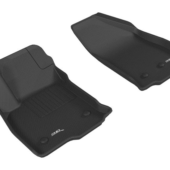 3D MAXpider L1CH07911509 - ACEL1CH07911509 - 3D MAXpider 2016-2019 Chevrolet Volt Kagu 1st Row Floormat - Black - Shipped in Europe - Tuningsupply.com
