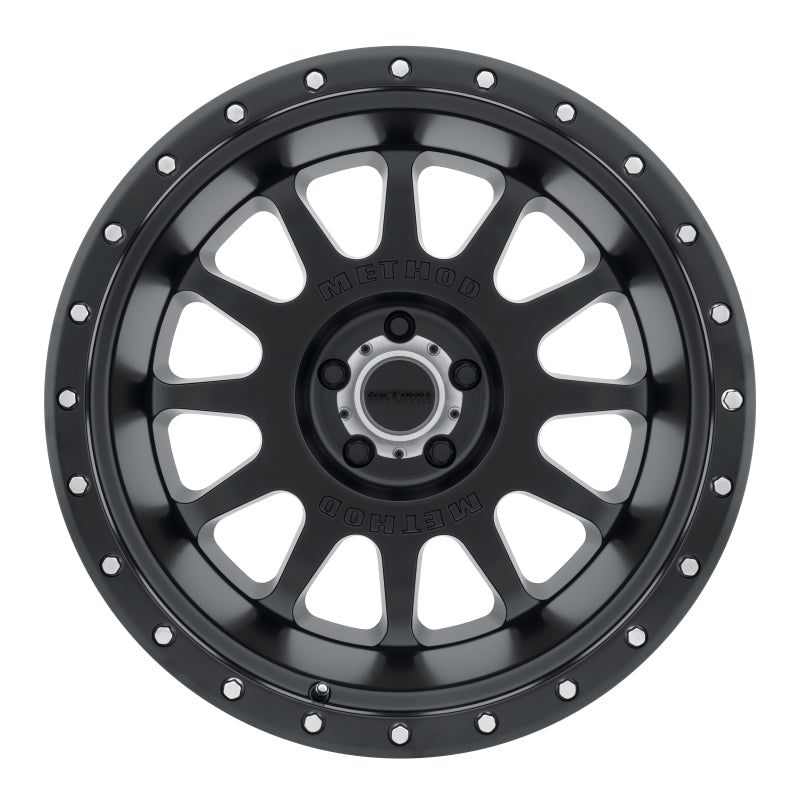 Method Wheels MR60521050524N - MRWMR60521050524N - Method MR605 NV 20x10 -24mm Offset 5x5 71.5mm CB Matte Black Wheel - Shipped in Europe - Tuningsupply.com