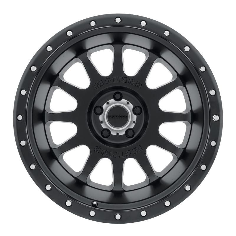 Method Wheels MR60529058512N - MRWMR60529058512N - Method MR605 NV 20x9 -12mm Offset 5x150 110.5mm CB Matte Black Wheel - Shipped in Europe - Tuningsupply.com
