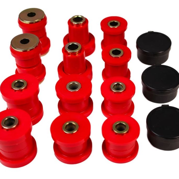 Energy Suspension 8.3140R - ENG8.3140R - Energy Suspension 01-05 Lexus IS300 Rear Control Arm Bushing Set - Red - Shipped in Europe - Tuningsupply.com