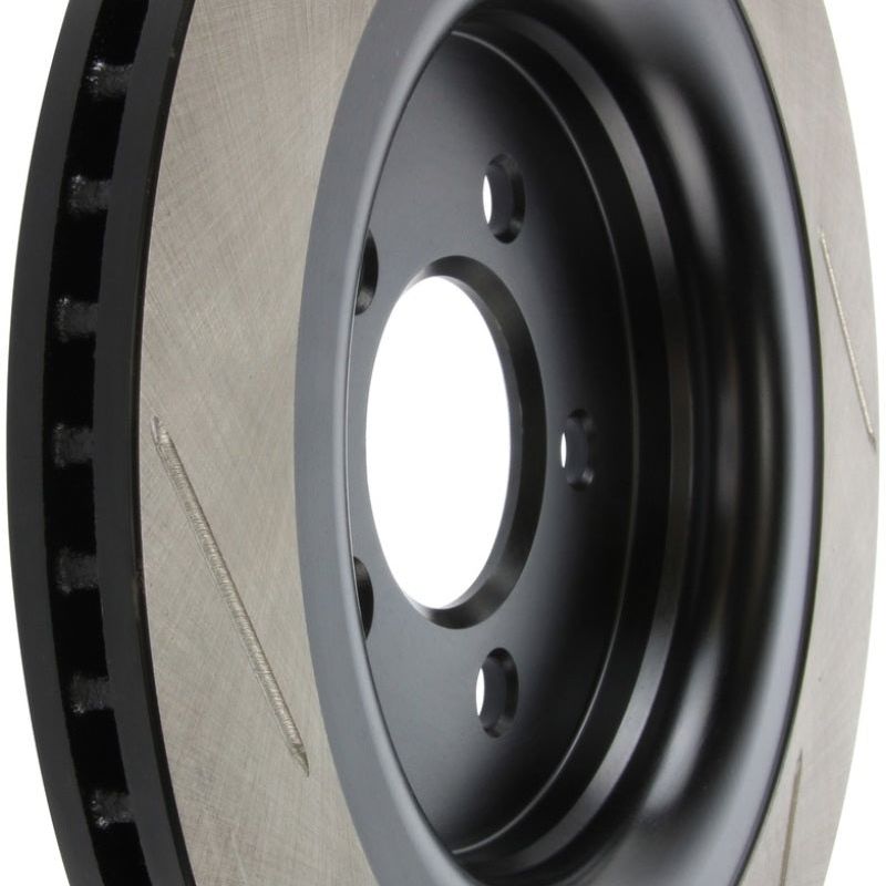 Stoptech 126.61109SL - STO126.61109SL - StopTech 2015 Ford Mustang GT w/ Brembo Brakes Left Rear Slotted Brake Rotor - Shipped in Europe - Tuningsupply.com