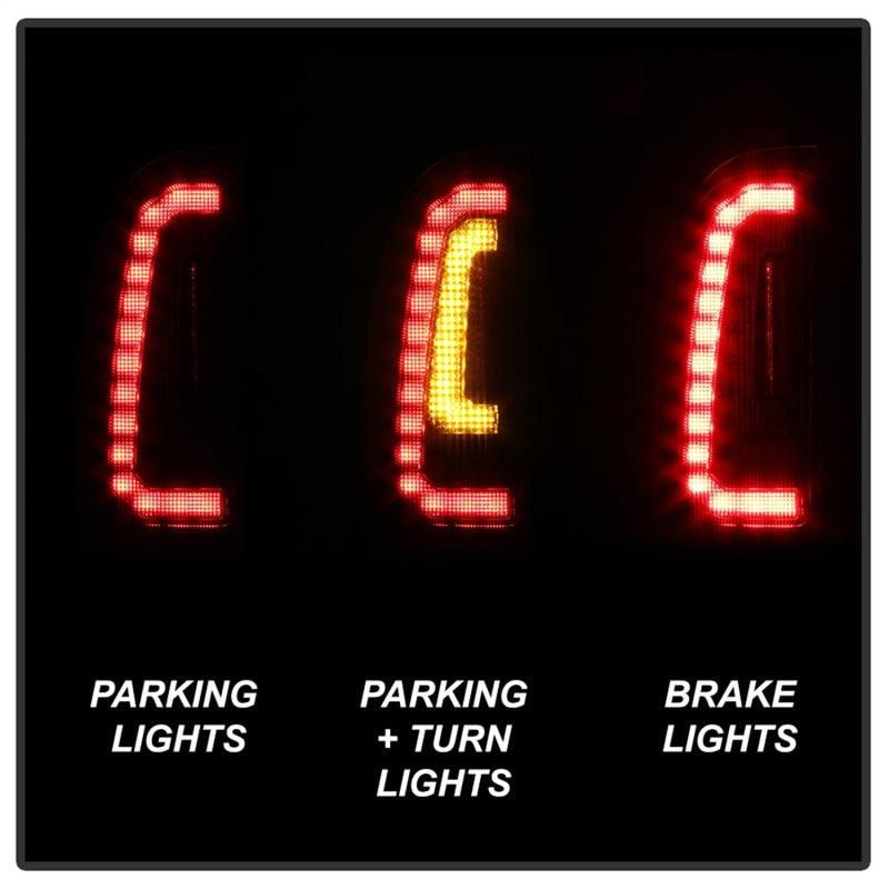 SPYDER 5085467 - SPY5085467 - Spyder 05-15 Toyota Tacoma LED Tail Lights (Not Compatible w/OEM LEDS) - Black ALT-YD-TT05V2-LB-BK - Shipped in Europe - Tuningsupply.com