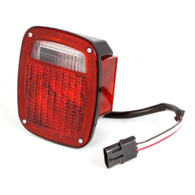 OMIX 12403.12 - OMI12403.12 - Omix Tail Light Black Housing RH 87-90 Jeep Wrangler - Shipped in Europe - Tuningsupply.com
