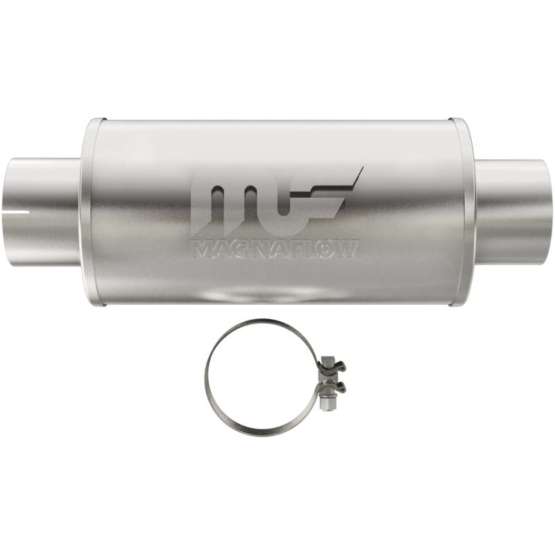 Magnaflow 12775 - MAG12775 - MagnaFlow Muffler Mag DSL SS 7x7x14 4in Inlet 4in Outlet - Shipped in Europe - Tuningsupply.com