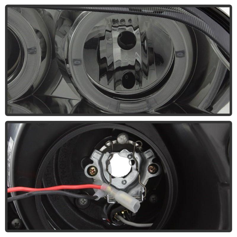 SPYDER 5009104 - SPY5009104 - Spyder BMW Z3 96-02 Projector Headlights LED Halo Smoke High H1 Low H1 PRO-YD-BMWZ396-HL-SM - Shipped in Europe - Tuningsupply.com