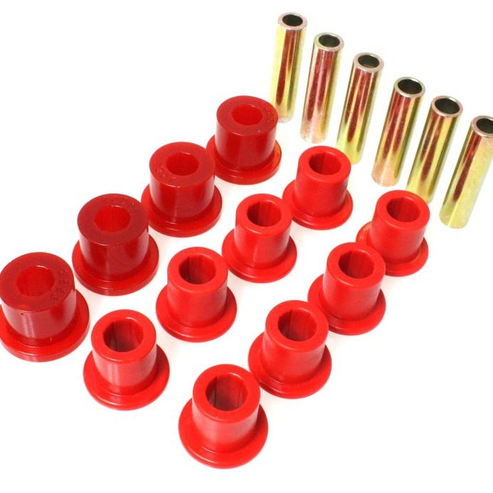 Energy Suspension 2.2107R - ENG2.2107R - Energy Suspension Spring & Shackle Bushing - Red - Shipped in Europe - Tuningsupply.com