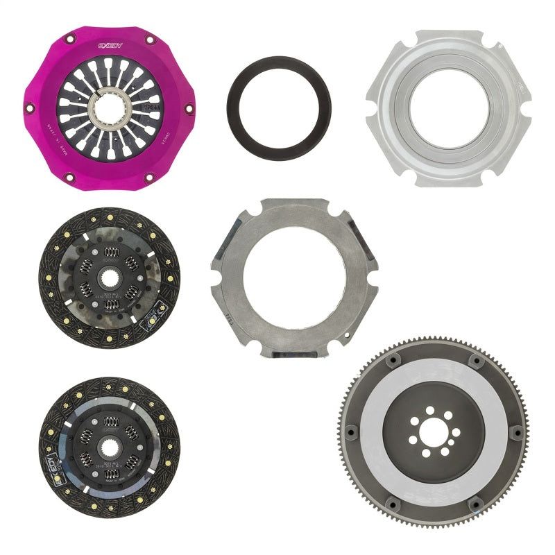 Exedy MM062SDF - EXEMM062SDF - Exedy 08-15 Mitsubishi Evo X 4B11T 2.0L Twin-Organic Clutch Kit - Shipped in Europe - Tuningsupply.com
