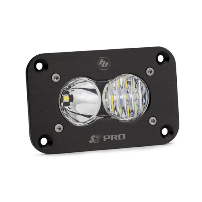 Baja Designs 481003 - BAJ481003 - Baja Designs S2 Pro Flush Mount Driving Combo Pattern LED Work Light - Clear - Shipped in Europe - Tuningsupply.com