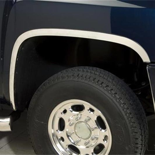 Putco 97289 - PUT97289 - Putco 07-14 Chevrolet Silverado 2500HD - Full (Does not Fit Dually) Stainless Steel Fender Trim - Shipped in Europe - Tuningsupply.com