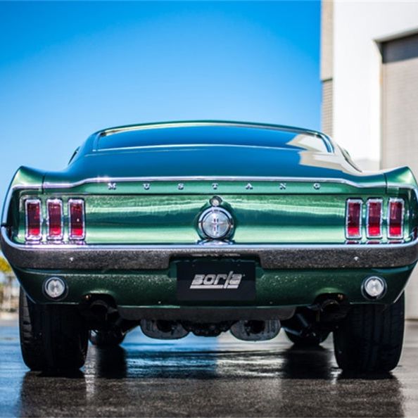 Borla 400856 - BOR400856 - Borla CrateMuffler Ford 5.0L Coyote ATAK 2.5in Offset/Center 12in x 6in x 10.34in Muffler - Shipped in Europe - Tuningsupply.com