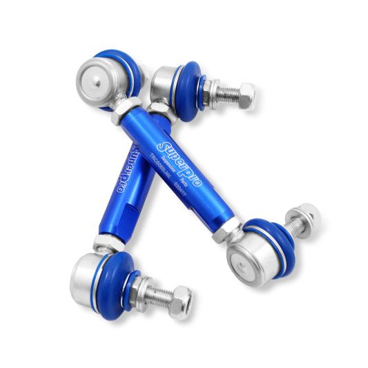 Superpro TRC1085 - SPRTRC1085 - SuperPro 2014 Mazda 3 i SV Rear HD Adjustable End Link Set (10mm Studs 140mm-185mm Length) - Shipped in Europe - Tuningsupply.com