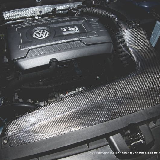 AMS AMS.21.08.0001-1 - AMSAMS.21.08.0001-1 - AMS Performance 2015+ VW Golf R MK7 Carbon Fiber Intake - Shipped in Europe - Tuningsupply.com