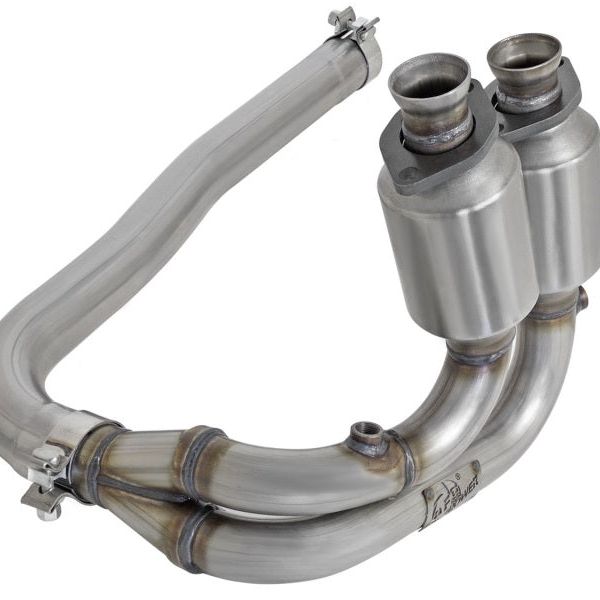 aFe 47-48003 - AFE47-48003 - aFe Power Direct Fit Catalytic Converter Replacements Front 04-06 Jeep Wrangler (TJ/LJ) I6-4.0L - Shipped in Europe - Tuningsupply.com