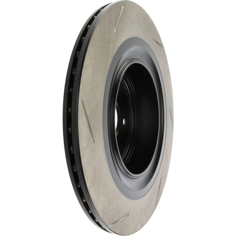 Stoptech 126.42101SL - STO126.42101SL - StopTech Power Slot Nissan 370z / Infiniti G37 SportStop Slotted Rear Left Rotor - Shipped in Europe - Tuningsupply.com