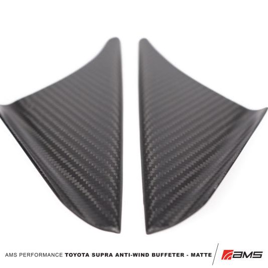 AMS AMS.38.06.0002-2 - AMSAMS.38.06.0002-2 - AMS Performance 2020+ Toyota GR Supra Anti-Wind Buffeting Kit - Matte Carbon - Shipped in Europe - Tuningsupply.com
