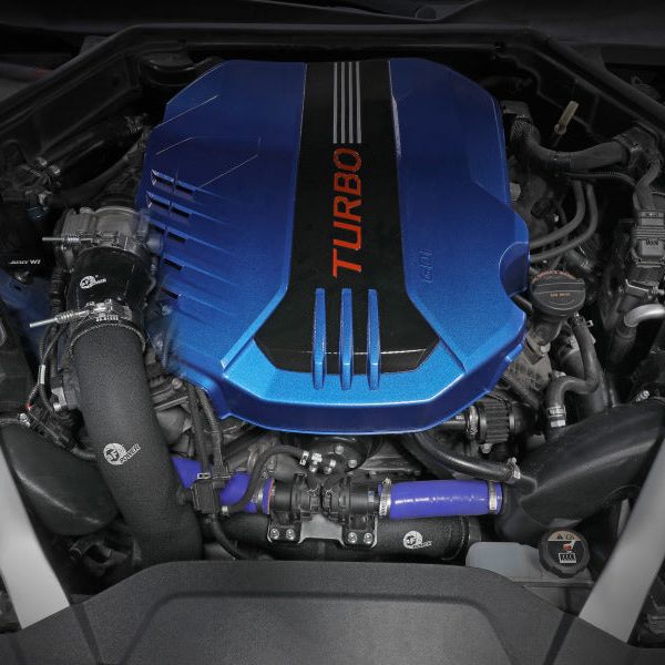 aFe 46-20509-B - AFE46-20509-B - aFe Kia Stinger 18-22 V6-3.3L (tt) BladeRunner Cold Charge Pipe- Black - Shipped in Europe - Tuningsupply.com