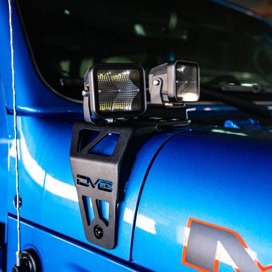DV8 Offroad LBJL-06 - DVELBJL-06 - DV8 Offroad 20-22 Jeep JL 392/ Jeep JT Mojave Edition Dual Pod Light Mounts - Shipped in Europe - Tuningsupply.com