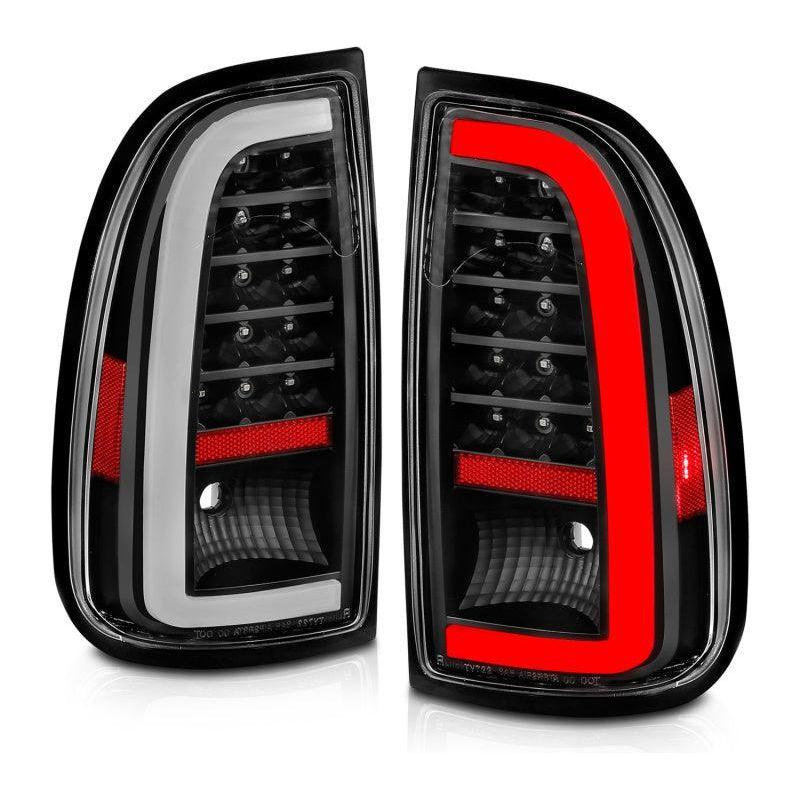 ANZO 311411 - ANZ311411 - ANZO 00-06 Toyota Tundra LED Taillights w/ Light Bar Black Housing Clear Lens - Shipped in Europe - Tuningsupply.com