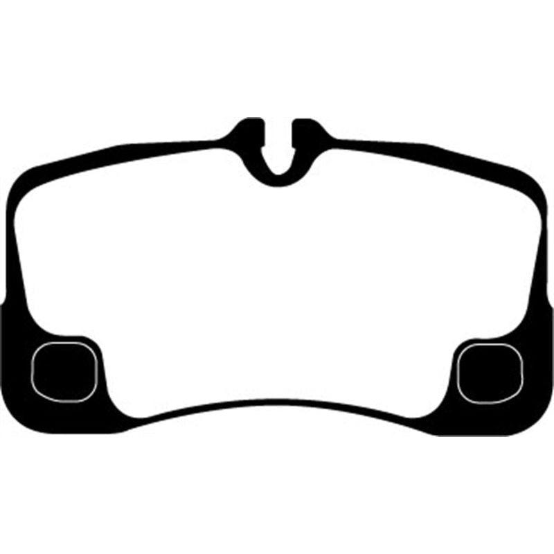 EBC DP31930C - EBCDP31930C - EBC 09-12 Porsche 911 (997) (Cast Iron Rotor only) 3.6 Carrera 2 Redstuff Rear Brake Pads - Shipped in Europe - Tuningsupply.com