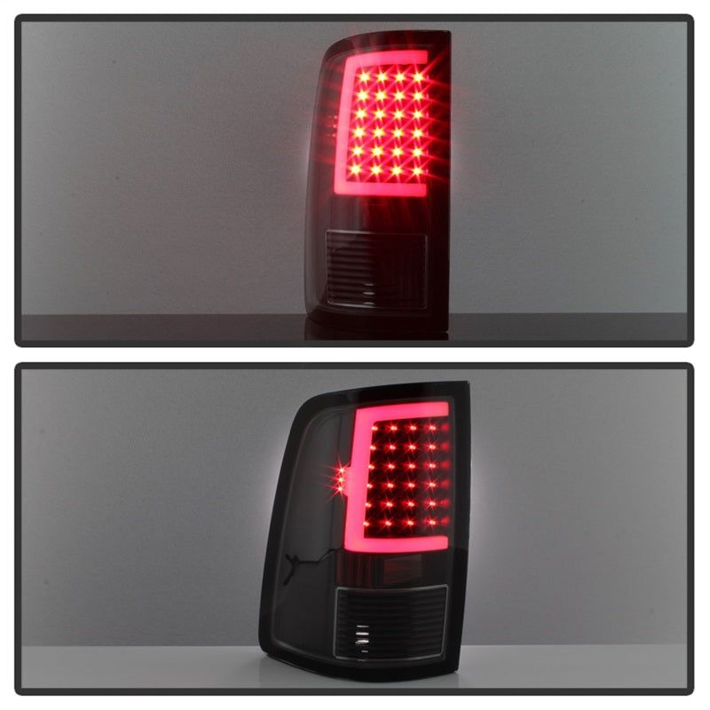 SPYDER 9038488 - SPY9038488 - xTune 09-18 Dodge Ram 1500 LED Tail Lights - Black Smoke (ALT-ON-DR09-LBLED-BSM) - Shipped in Europe - Tuningsupply.com