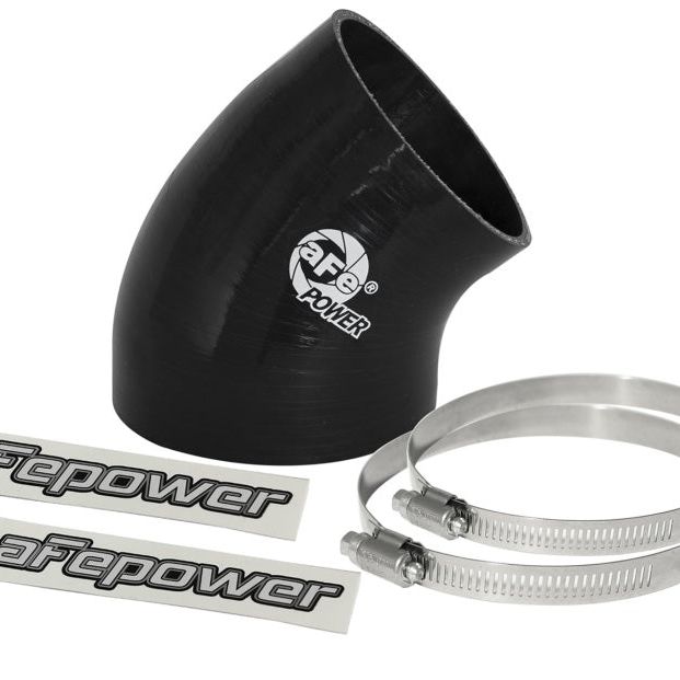 aFe 59-00047 - AFE59-00047 - aFe MagnumFORCE Cold Air Int Sys Spare Parts Kit (4-3.5in ID x 40 Deg) Elbow Reducing Coupler - Blk - Shipped in Europe - Tuningsupply.com