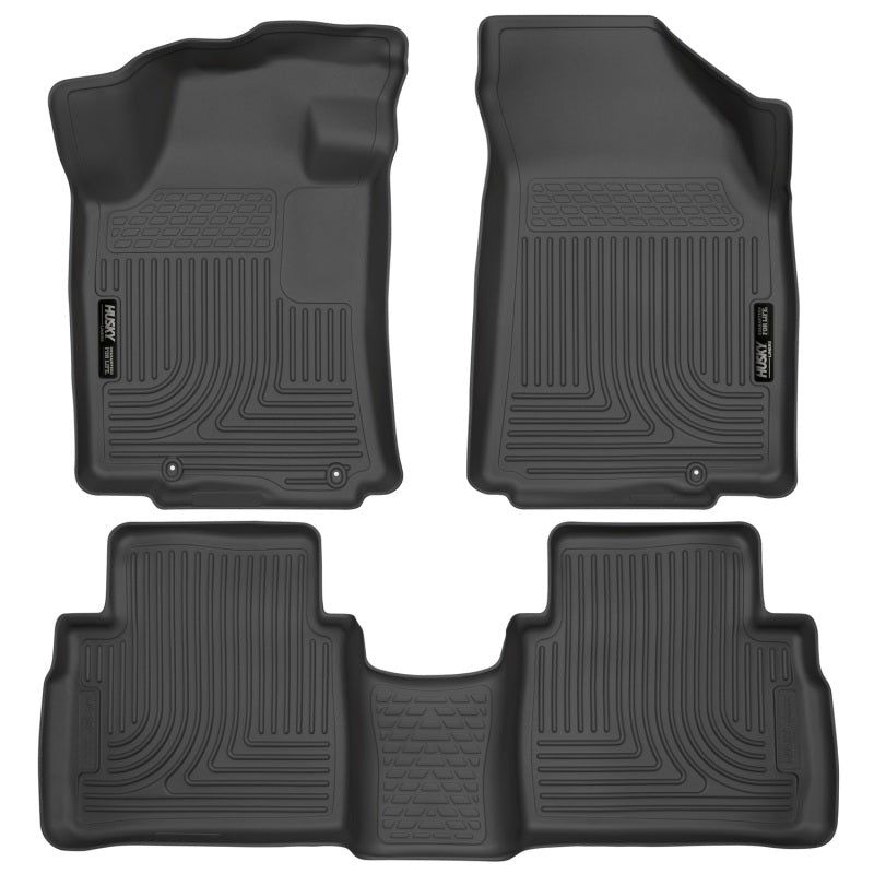 Husky Liners 99621 - HSL99621 - Husky Liners 2016 Nissan Maxima WeatherBeater Front and Second Row Black Floor Liners - Shipped in Europe - Tuningsupply.com