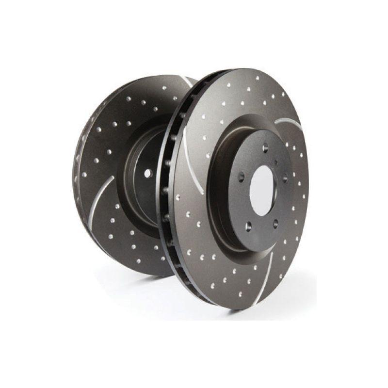 EBC GD1344 - EBCGD1344 - EBC 05-07 Subaru Impreza 2.5 Turbo STi GD Sport Front Rotors - Shipped in Europe - Tuningsupply.com
