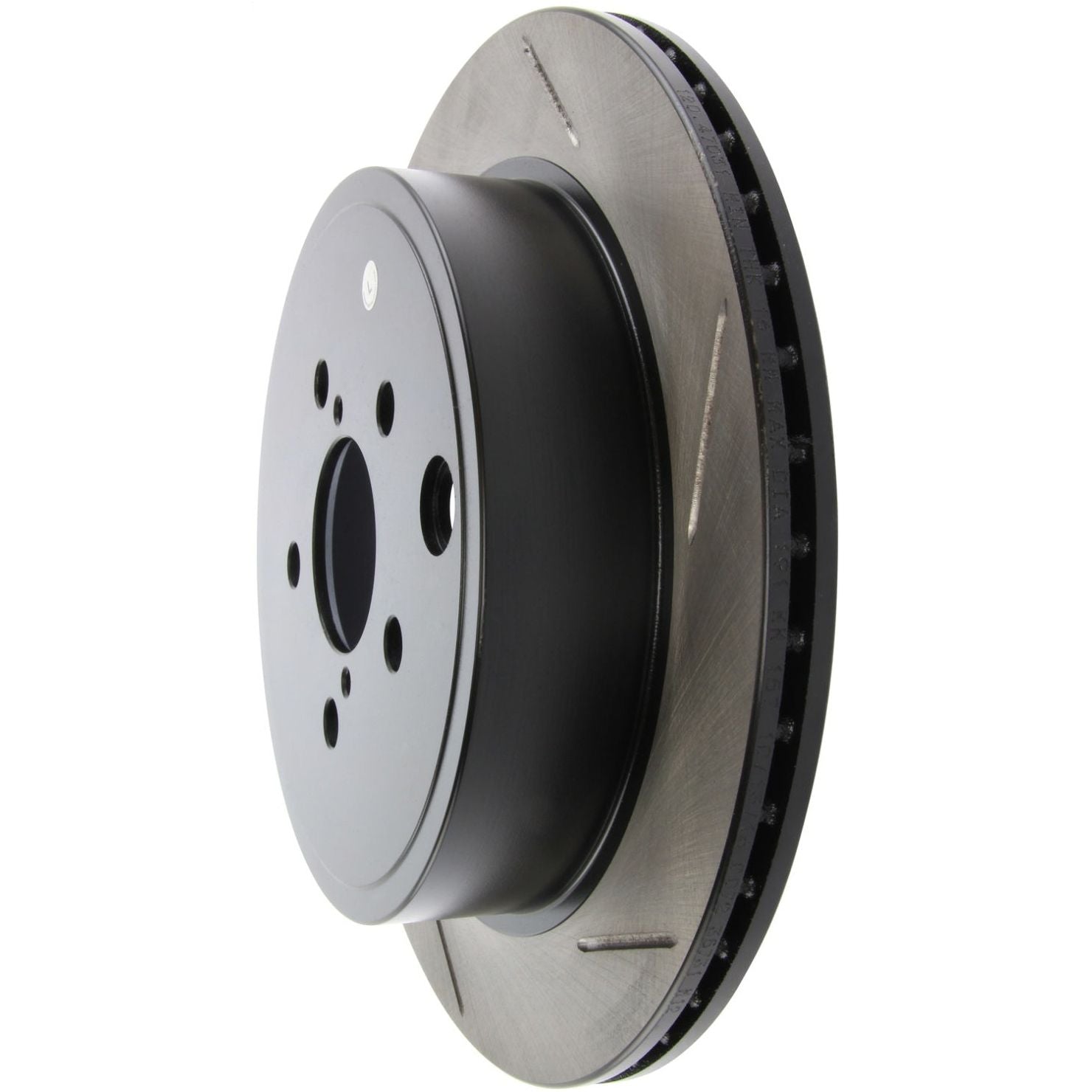 Stoptech 126.47031SL - STO126.47031SL - StopTech Power Slot 13 Scion FR-S / 13 Subaru BRZ Rear Left Slotted Rotor - Shipped in Europe - Tuningsupply.com