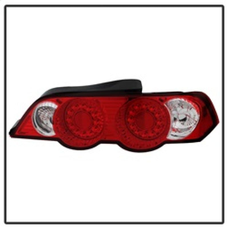 SPYDER 5000385 - SPY5000385 - Spyder Acura RSX 02-04 LED Tail Lights Red Clear ALT-YD-ARSX02-LED-RC - Shipped in Europe - Tuningsupply.com