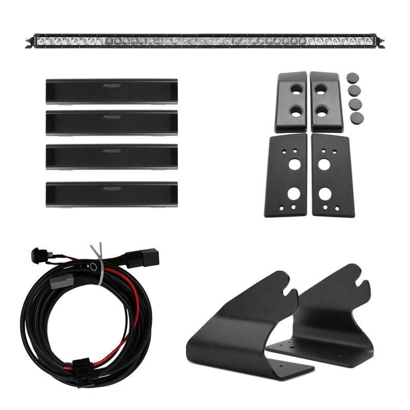 Rigid Industries 46724 - RIG46724 - Rigid Industries 2021 Ford Bronco Roof Line Light Kit (Incl. SR spot/flood Combo Bar) - Shipped in Europe - Tuningsupply.com