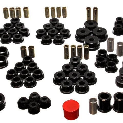 Energy Suspension 3.18122G - ENG3.18122G - Energy Suspension 84-95 Chevrolet Corvette Black Hyper-flex Master Bushing Set - Shipped in Europe - Tuningsupply.com